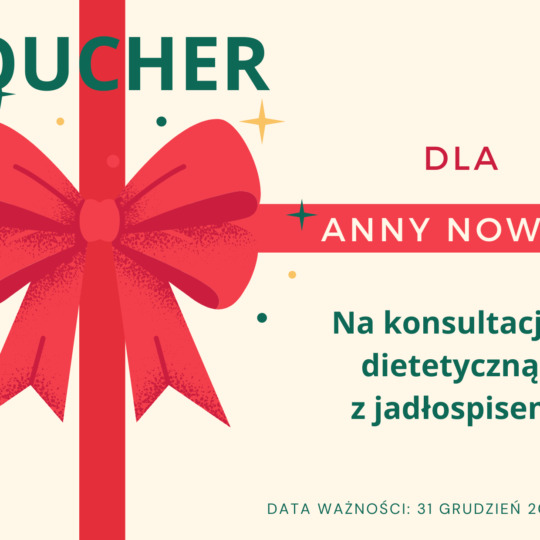 Voucher na konsultację z jadłospisem